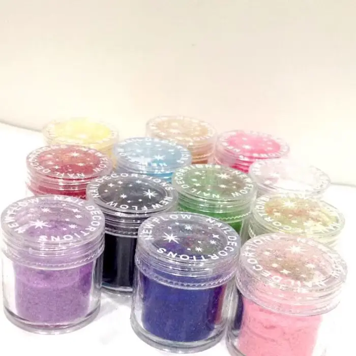 Poudre de velours pour ongles d'hiver