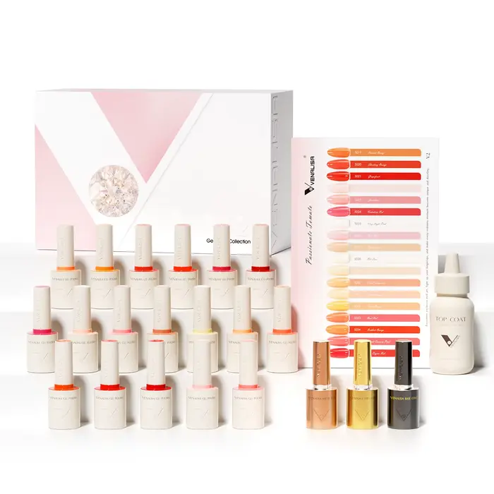 VENALISA VIP Kit 10ml vernis à ongles HEMA TPO gratuit néon gelée Gel Pigment professionnel Nail Art longue durée Gel