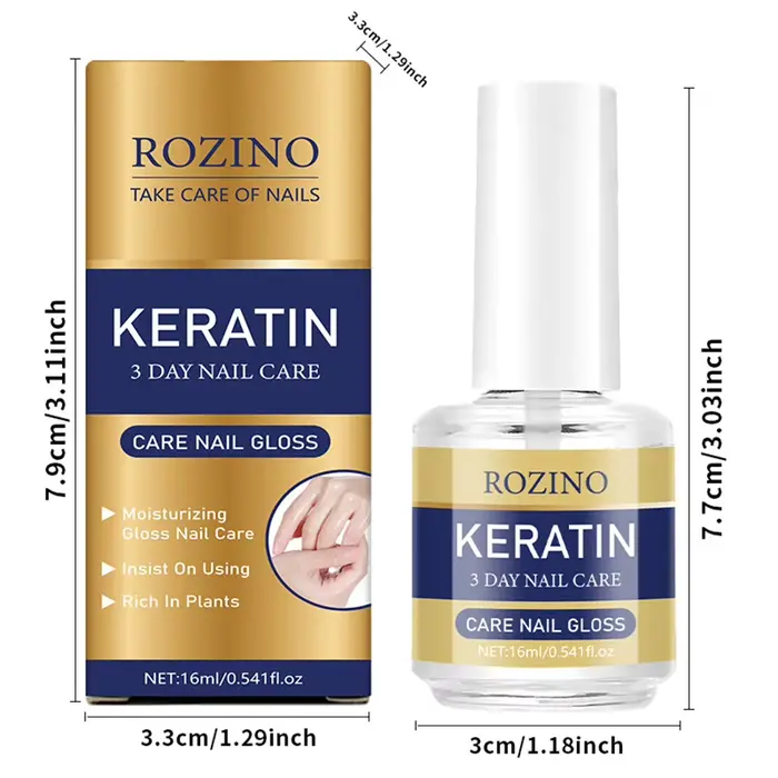 Kératins 3 jours de croissance traitement des ongles hommes renforcement fixer renouveler les dommages fongiques sérum