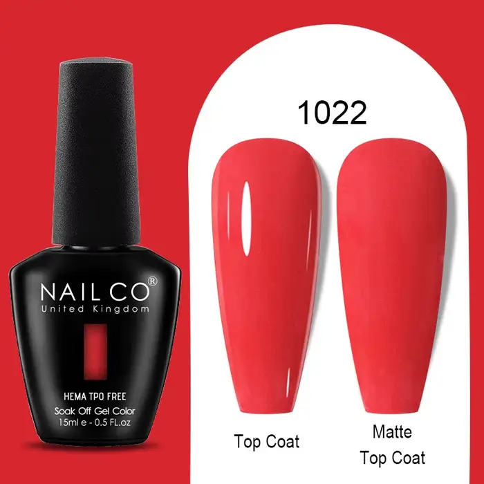 NAILCO Vernis à ongles en gel Couleurs Fournitures pour ongles Vernis semi-permanent Nail Art Manucu