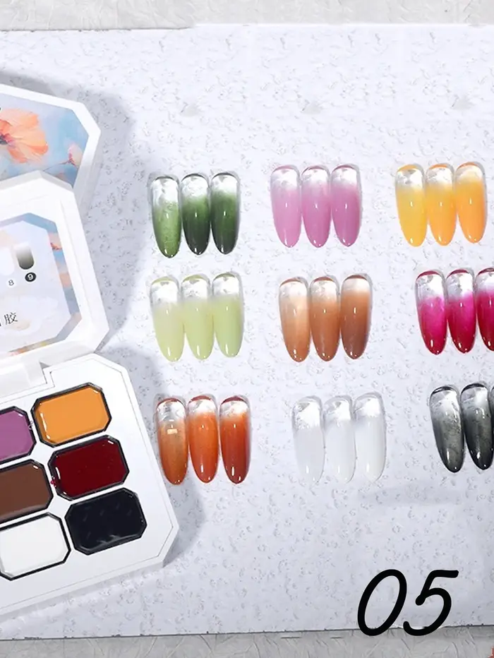 Palette de vernis à ongles solide