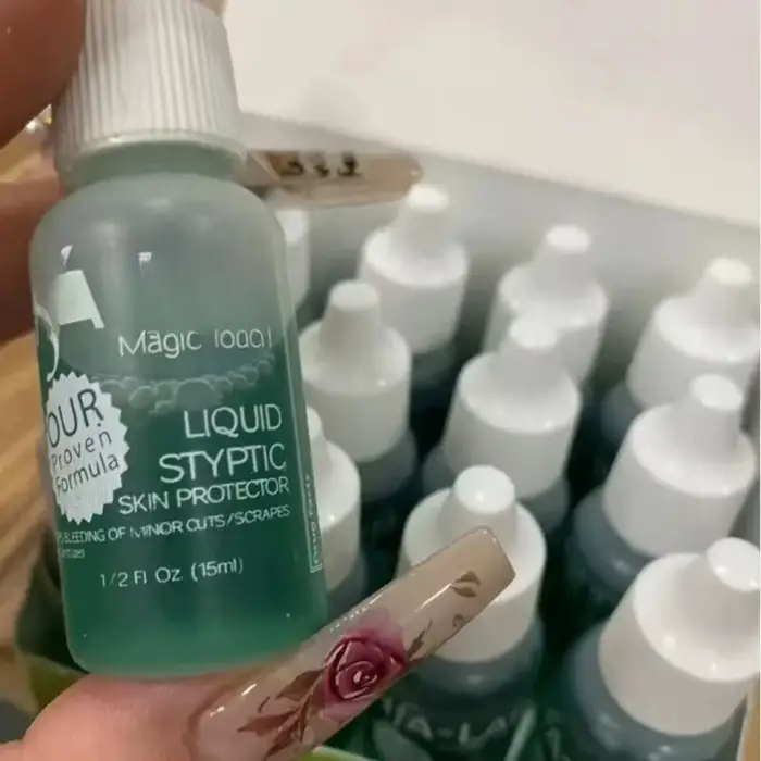 Gel hémostatique à action rapide pour manucure et cuticules – Soulagement