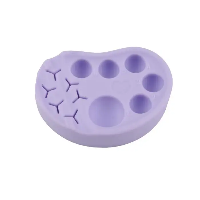 Palette de manucure en Silicone, Surface souple multifonctionnelle et Durable pour Nail Art, tatouag