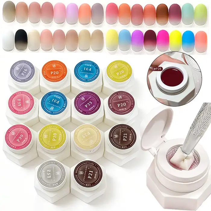 Gel de tapotement à coussin d'air pour ongles