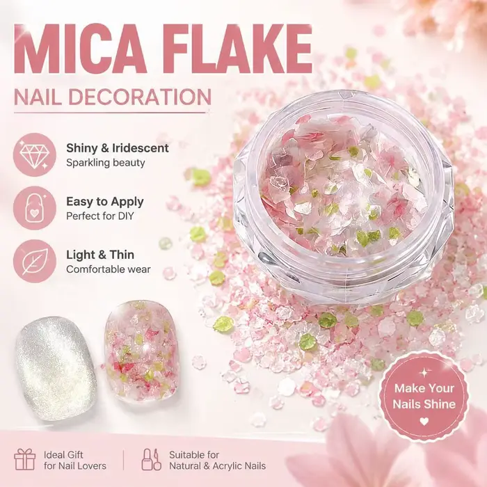 Paillettes Aurora Laser pour Nail Art