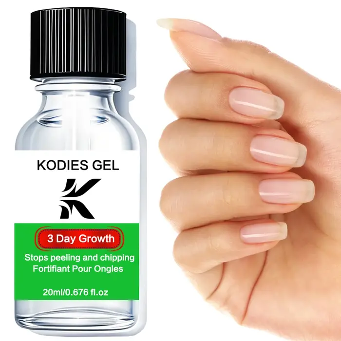 KODIES GEL 20ML naturel rose renforcement des ongles vernis de croissance