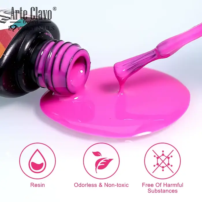 Vernis à ongles en gel Arte Clavo 8ml Rose