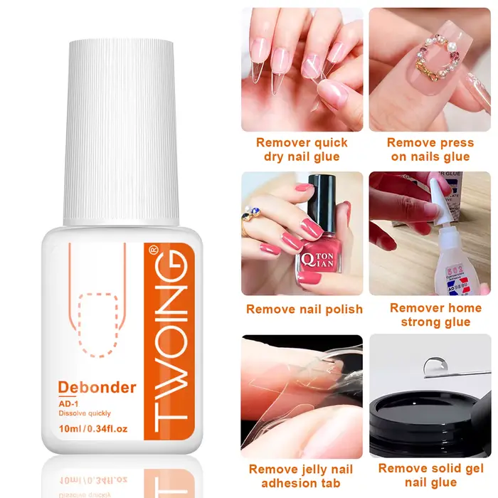 Colle à Ongles Super Bain pour Faux Ongles