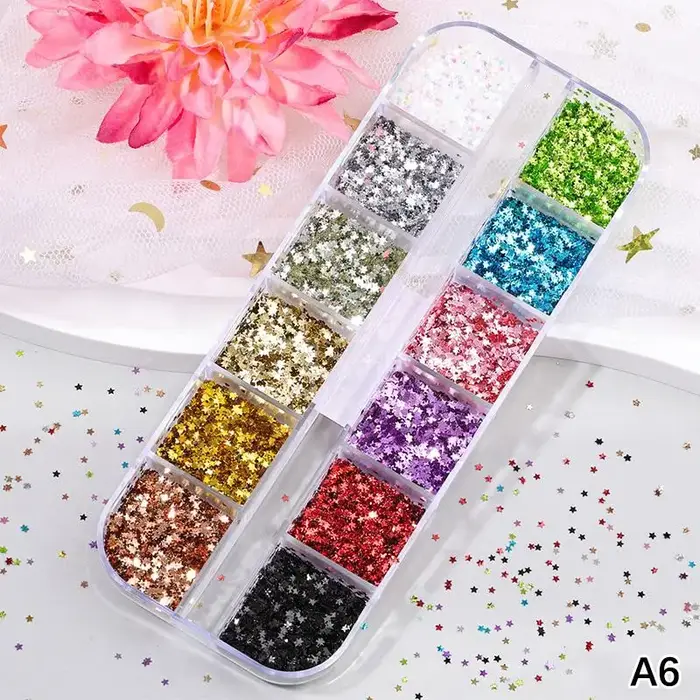 Mélange de paillettes pour ongles