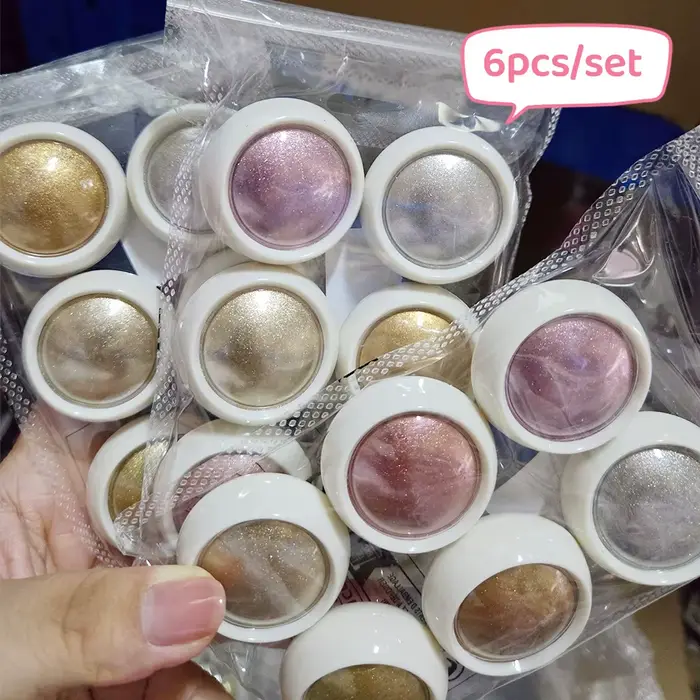 6 pièces fantaisie miroir effet chromé poussière métallique bébé rose vitré manucure décoration réfléchissant or argent paillettes poudre