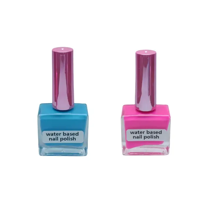 Vernis à ongles à base d'eau, 2 pièces, Non toxique, respirant, décoloré