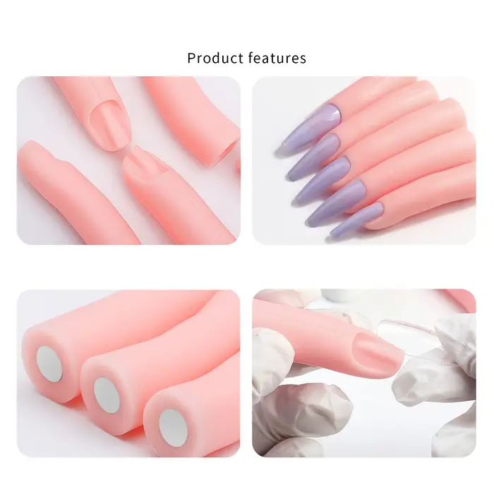Faux Ongles Pliables en Acrylique