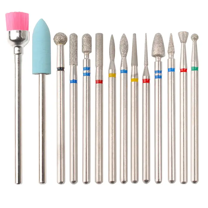14 pièces/ensemble perceuse à ongles Machine peu