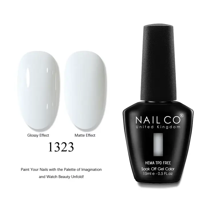 NAILCO 15ml Vernis à Ongles Gel UV Soak Off Sans HEMA ni TPO Couleurs Hybrides Vernis d'Été Nail Art