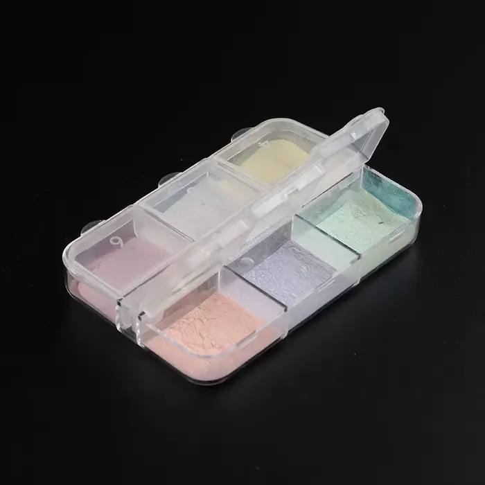 Poudre pour ongles miroir au clair de lune