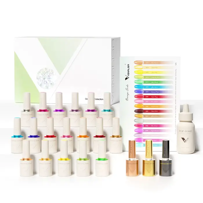 VENALISA VIP Kit 10ml vernis à ongles HEMA TPO gratuit néon gelée Gel Pigment professionnel Nail Art longue durée Gel