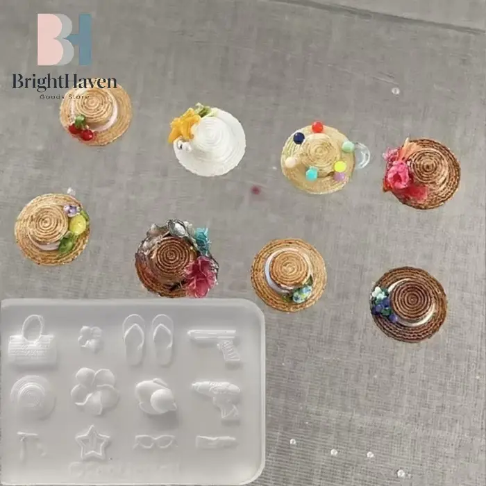 Moule en silicone 3D pour décoration d'ongles