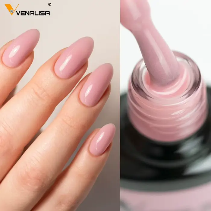 VENALISA couche de Base en caoutchouc couleur vernis à ongles Gel gelée Semi Transparent français