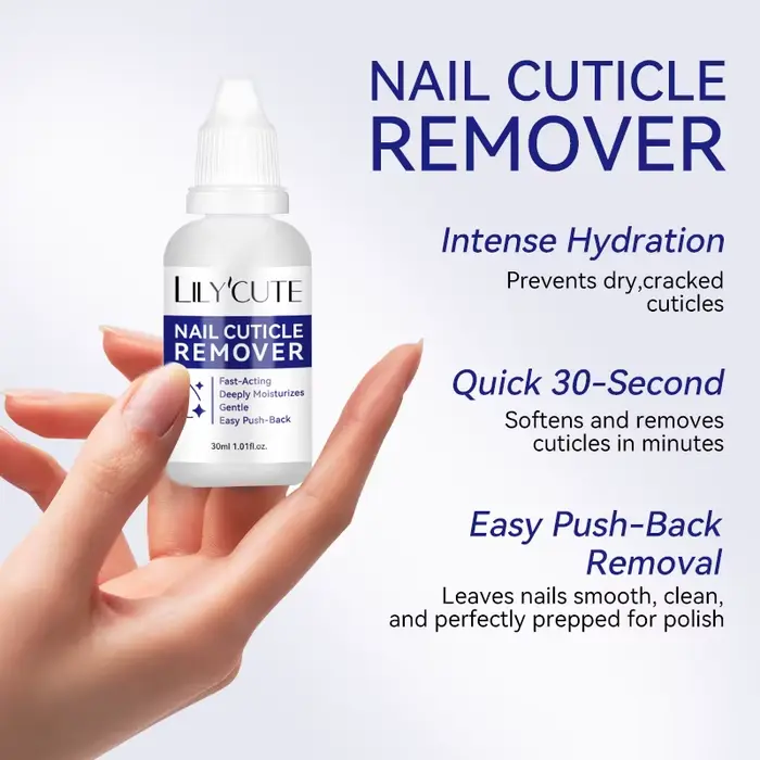 LILYCUTE 30ml dissolvant de cuticules Gel adoucissant rapide pour les ongles peau morte
