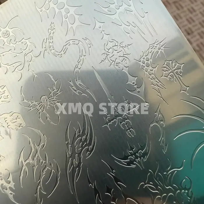 XMQ NAIL ART STAMPING PLATES IMAGEPLATES DE STYLE GOTHIQUE TEMPLATE COOL