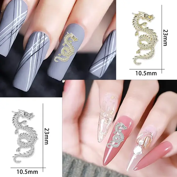 Breloques en alliage 3D pour Nail Art