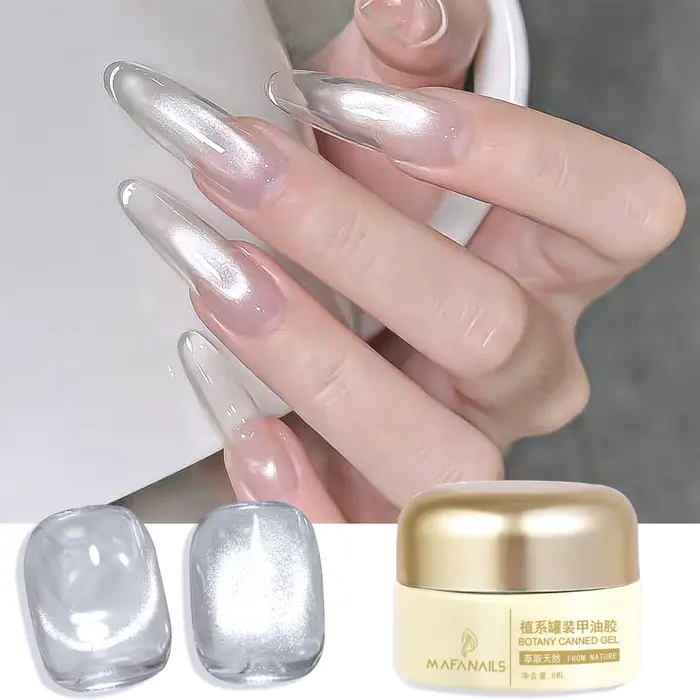 Vernis à ongles Gel oeil de chat elfe blanc 8ml