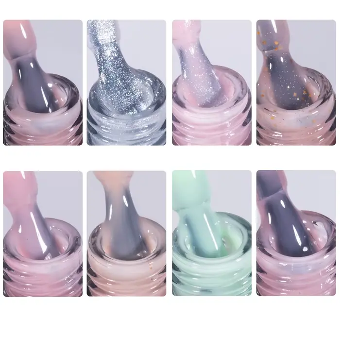 Tinovo Uno 41 couleurs constructeur Gel pour ongles dans une bouteille Gel de fibres pour Extensions semi-permanent UV