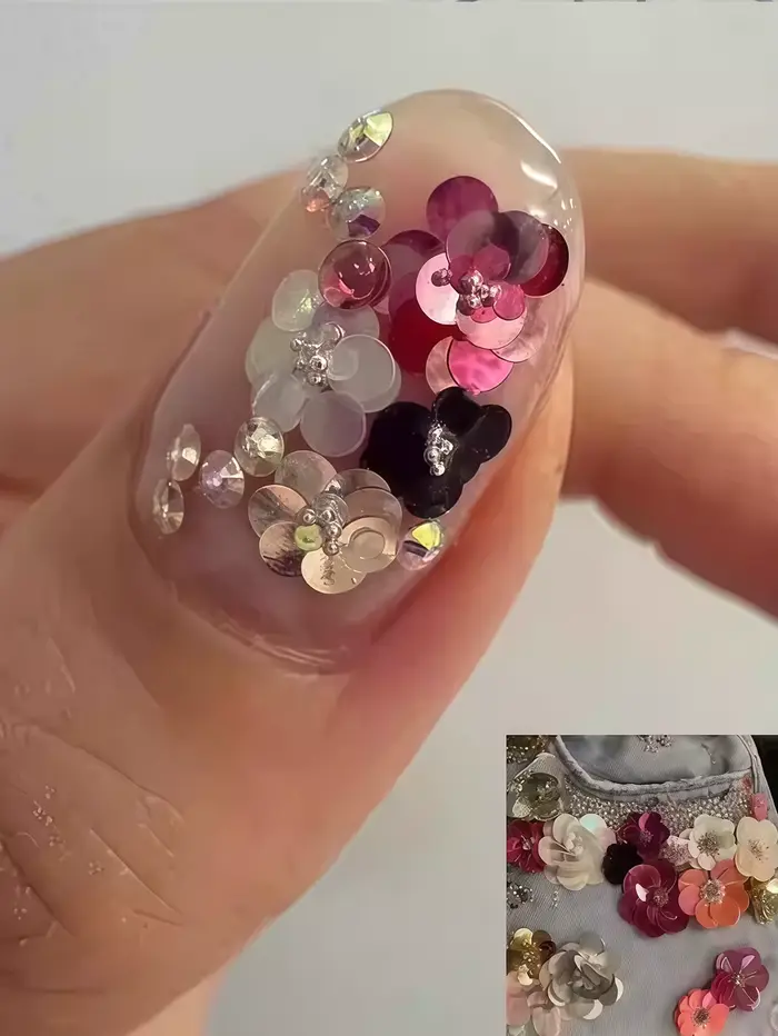 1 pièce d'accessoires pour nail art à 12 compartiments