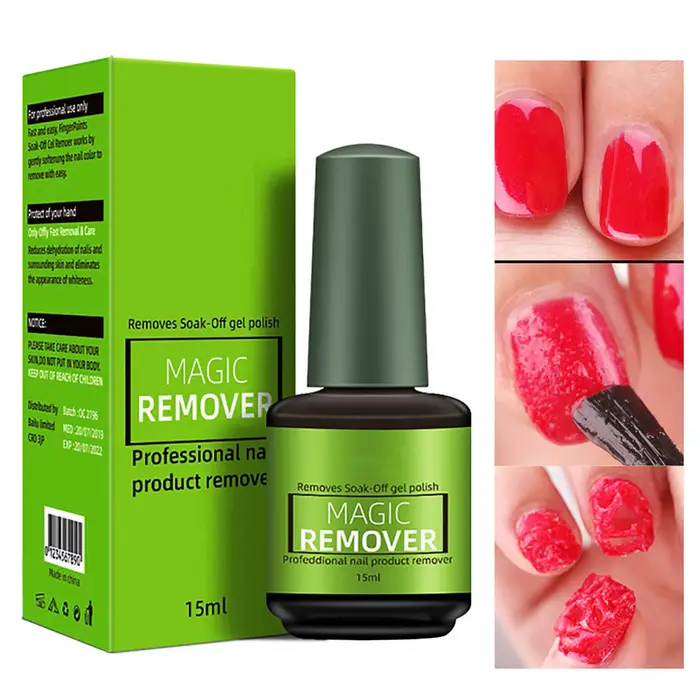 Dissolvant magique pour vernis à ongles