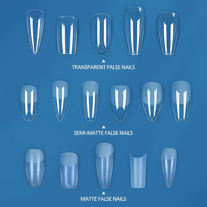 120 pièces faux ongles presse sur acrylique