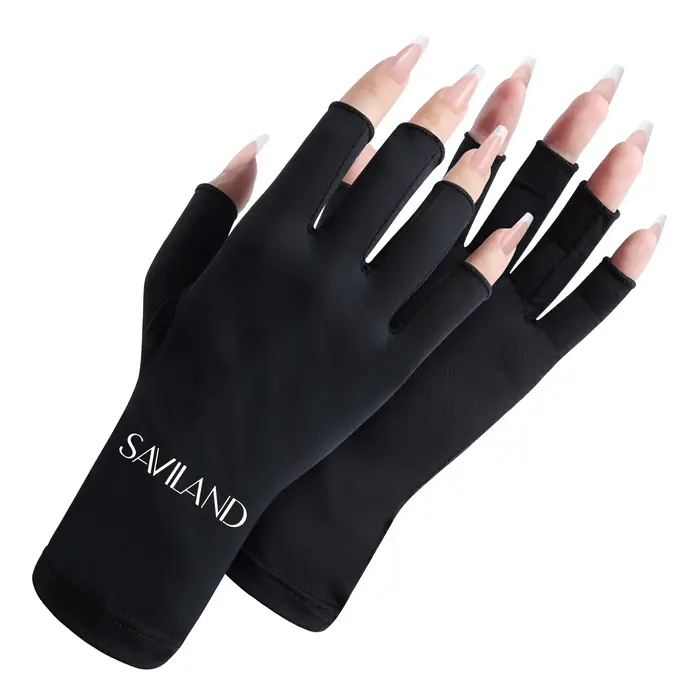 SAVILAND gants de Protection UV professionnels pour manucure en Gel Anti UVA UVB UPF200 +