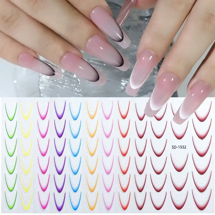 Autocollants de manucure pour Nail Art