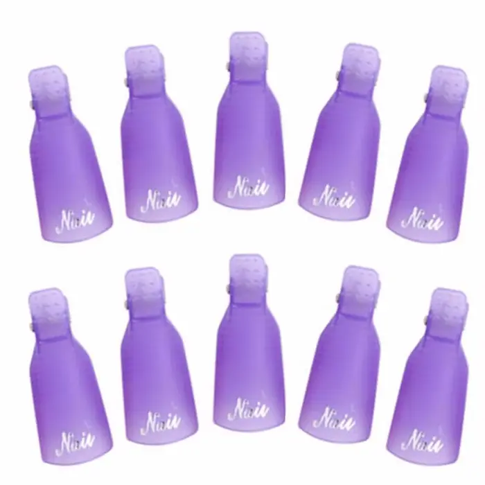 Clips de capuchon de tremper en plastique pour Nail Art