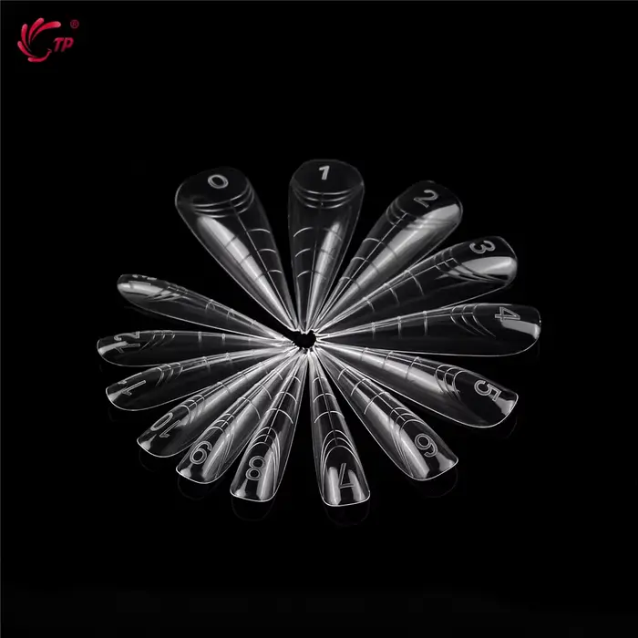 TP 70 pièces/140 pièces ongles clairs double forme couverture complète système d'extension d'ongle construction rapide