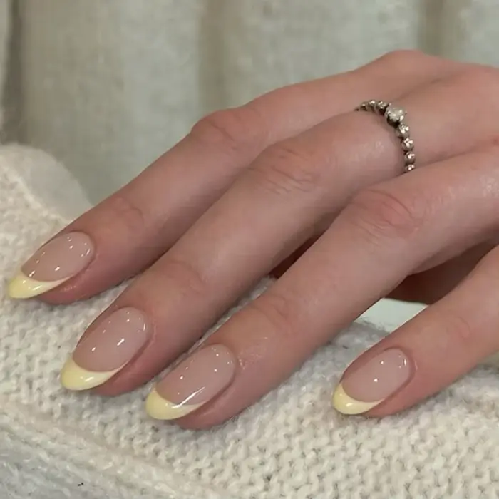 Simple classique français vin rouge amande faux ongles Art Stiletto