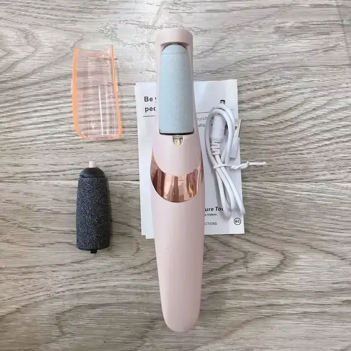 Lime à callus électrique rechargeable sans fil, lime à pieds pour éliminer la peau sèche et rugueuse des talons, pour femmes et hommes
