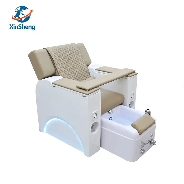 Fauteuil de pédicure électrique, canapé de salon de manucure avec massage dorsal automatique, canapé de manucure inclinable à levage, personnalisation