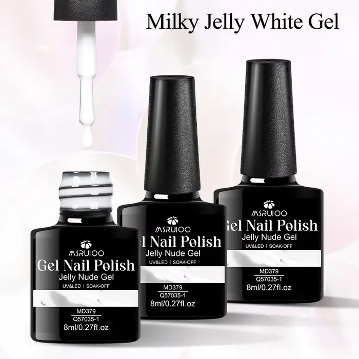 Vernis à ongles en gel blanc laiteux 8 ml