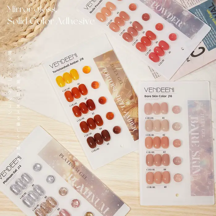 Vendeeni 2025 usine nouvelle mode offre spéciale Kit d'art des ongles peau nue Gel UV Salon de manucure en gros 5