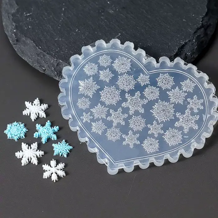 Moule à ongles en silicone pour manucure bricolage