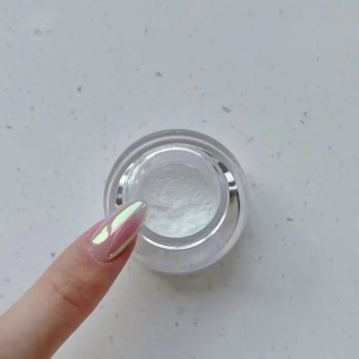 Lune clair de lune perle miroir magique poudre Aurora ongles poudre paillettes poussière Chrome bricolage Aurora manucure poussière Nail Art décoration
