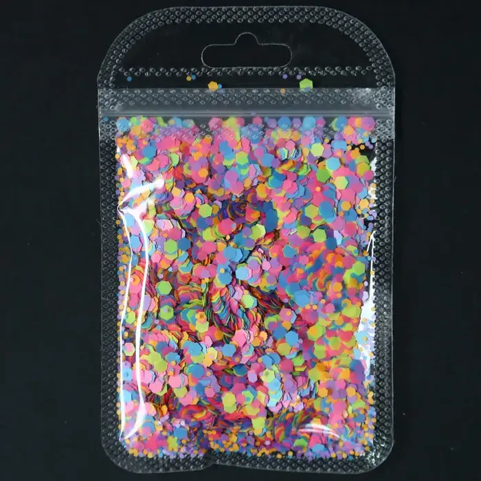 Fluorwidess-Paillettes de Différentes Formes pour Ongles