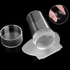 Plaques d'estampage pour ongles, gelée transparente Pure, ensemble de grattoirs pour Nail Art, impre