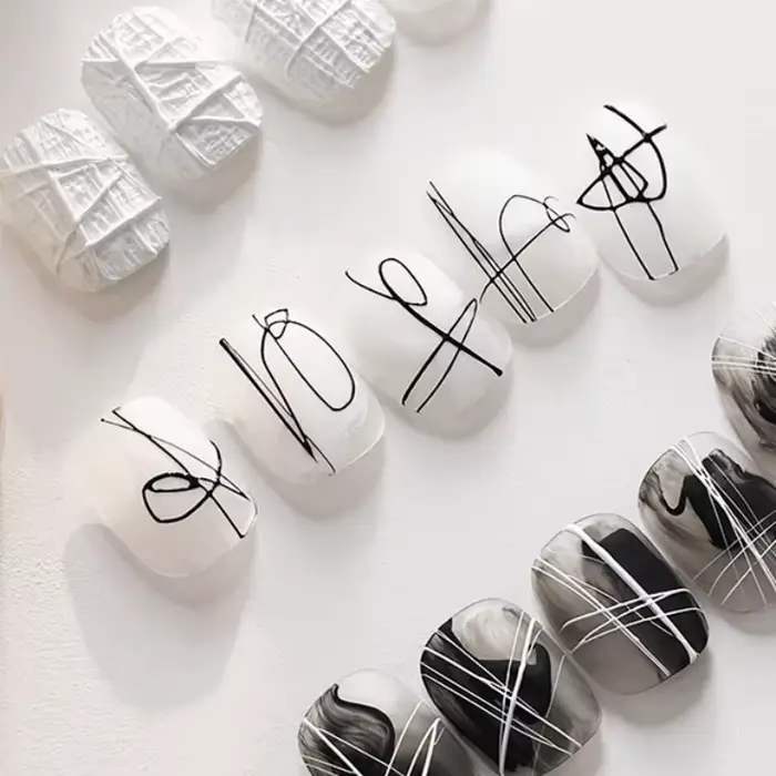 Gel de Nail Art Élastique Extensible 9 Couleurs