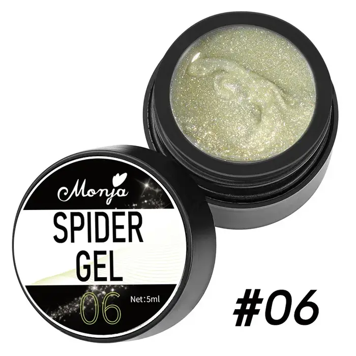 Gel de Nail Art Élastique Extensible 9 Couleurs