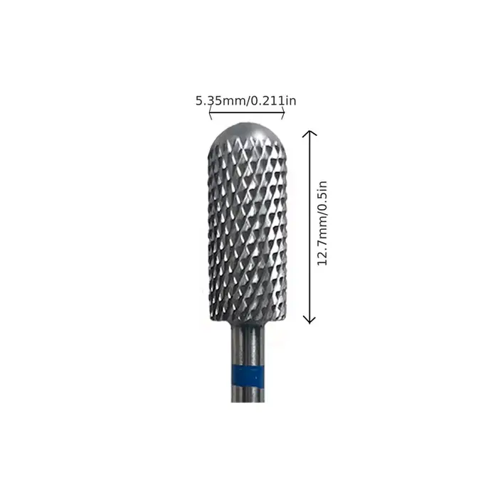 Mini 5.35 petit baril rond supérieur Original carbure d'acier au tungstène manucure foret à ongles l