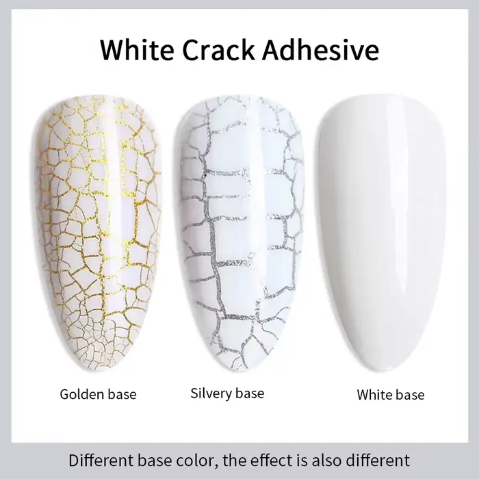RSNAIL Crackle Gel vernis à ongles naturel sec bricolage Nail Art Cracking Gel