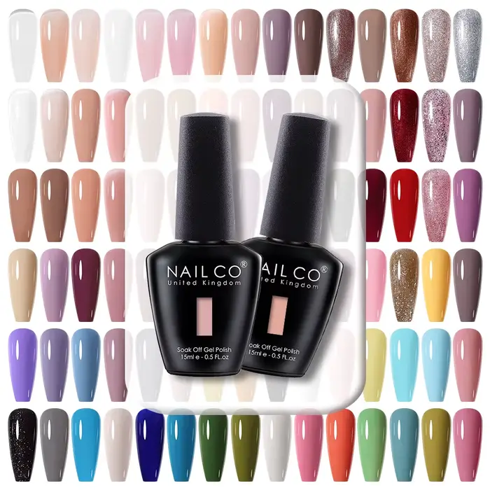 NAILCO 131 couleurs Semi Permanent vernis à ongles Gel hiver série Led