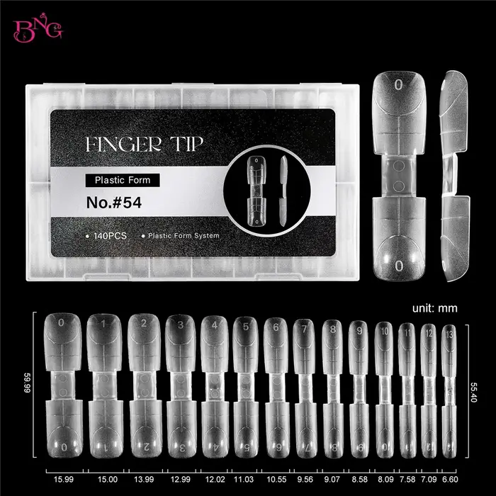 Kit de moules à ongles courts double extrémité BNG