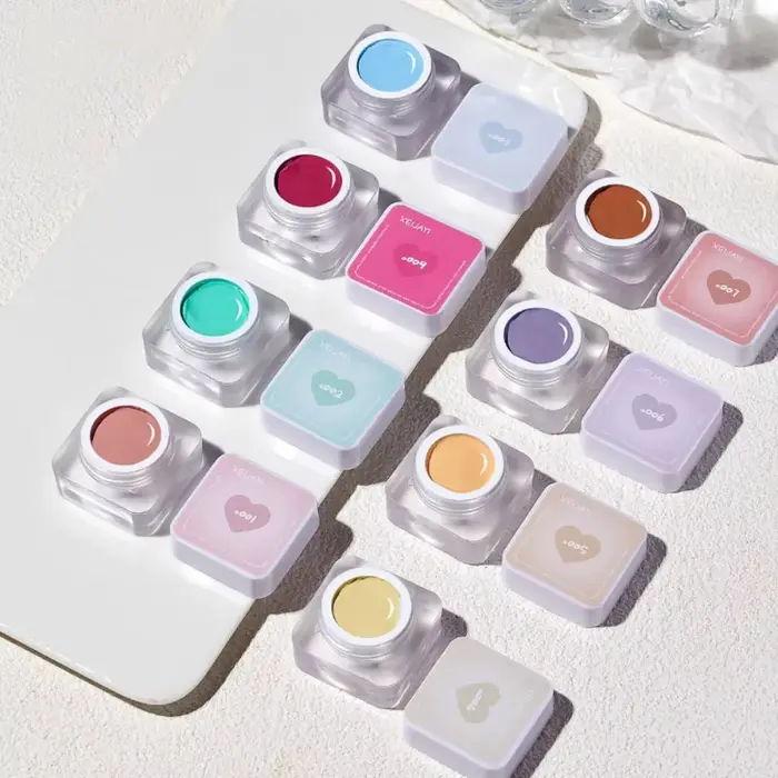 XEIJAYI 20 couleurs vernis à ongles couleur gelée en conserve solide Variable Clap Gel tremper UV Semi Permanent